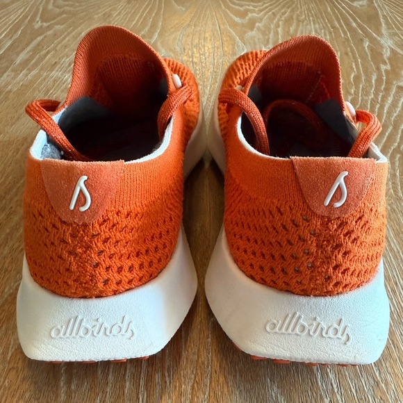 ALLBIRDS Tree Dasher 2 Women’s Orange Knit Running Sneakers Size 7 - Picture 6 of 13